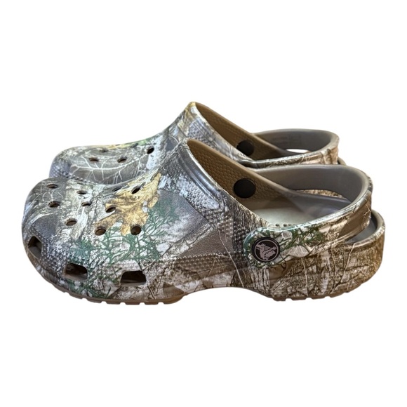 Crocs Classic Realtree Edge Camo Clogs Women’s Size 6 - Picture 3 of 8